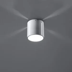 Inez Ceiling Light - White Modern Single Ceiling Lights Great Lighting UK Ltd