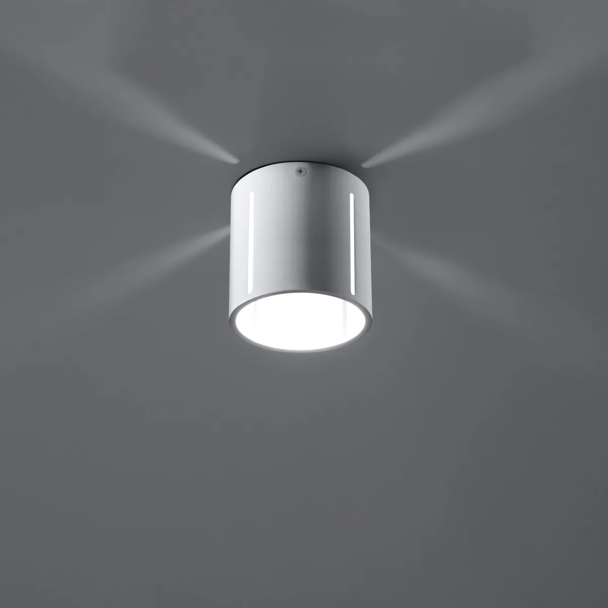 Inez Ceiling Light - White Modern Single Ceiling Lights Great Lighting UK Ltd