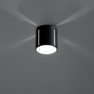Ceiling Lamp Inez Black Single Ceiling Lights Great Lighting UK Ltd