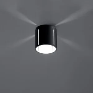 Inez Ceiling Light - Black Bedroom Ceiling Lights Great Lighting UK Ltd