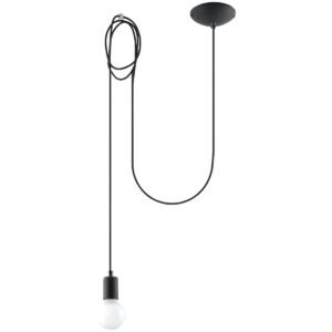 Pendant Lamp Edison 1 Black