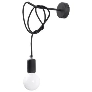 Edison Wall Light - Black Minimalist Lighting Great Lighting UK Ltd