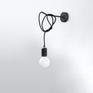 Wall Lamp Edison Black New Arrivals Great Lighting UK Ltd
