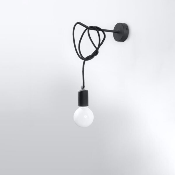 Wall Lamp Edison Black - Image 2