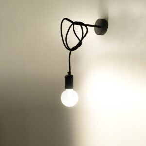 Wall Lamp Edison Black New Arrivals Great Lighting UK Ltd