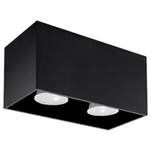 Ceiling Lamp Quad Black Modern Ceiling Lights Great Lighting UK Ltd