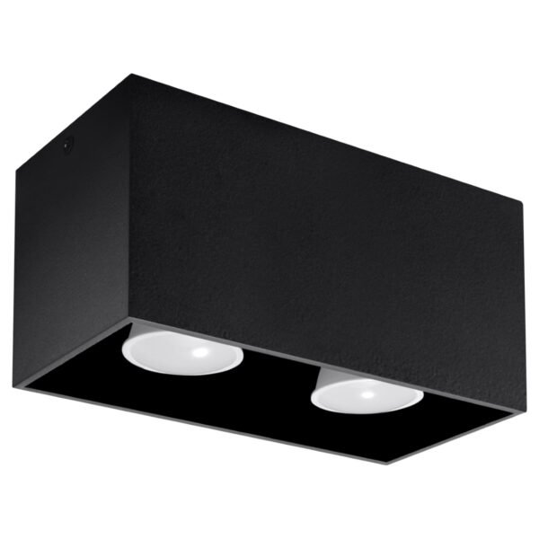 Ceiling Lamp Quad Black Modern Ceiling Lights Great Lighting UK Ltd