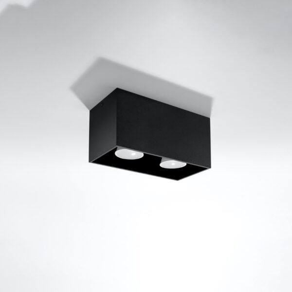 Ceiling Lamp Quad Black Modern Ceiling Lights Great Lighting UK Ltd