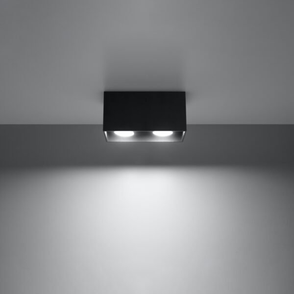 Ceiling Lamp Quad Black Modern Ceiling Lights Great Lighting UK Ltd