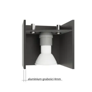 Quad Maxi Ceiling Downlight - Black 2 Light Spotlight Great Lighting UK Ltd