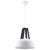 Pendant Lamp Casco White / Black Modern Single Pendants Great Lighting UK Ltd