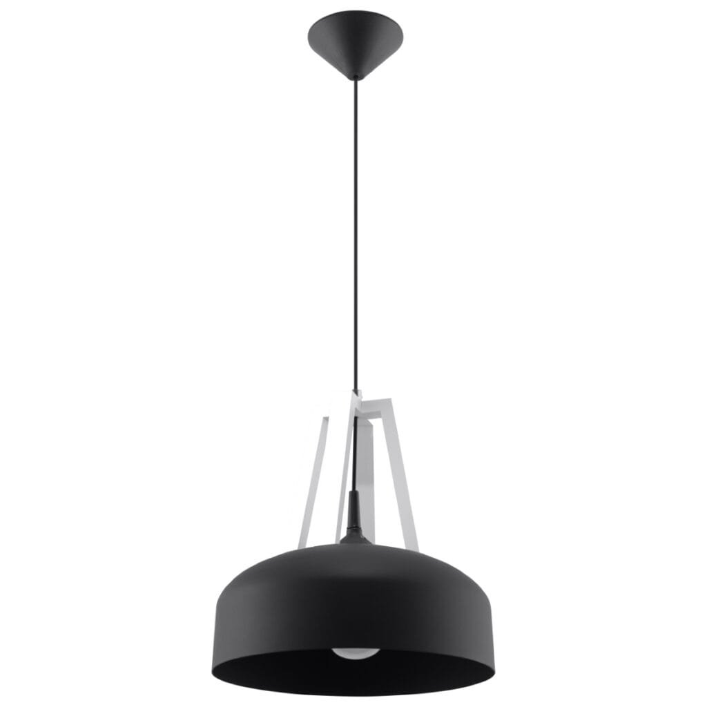 Pendant Lamp Casco Black / White