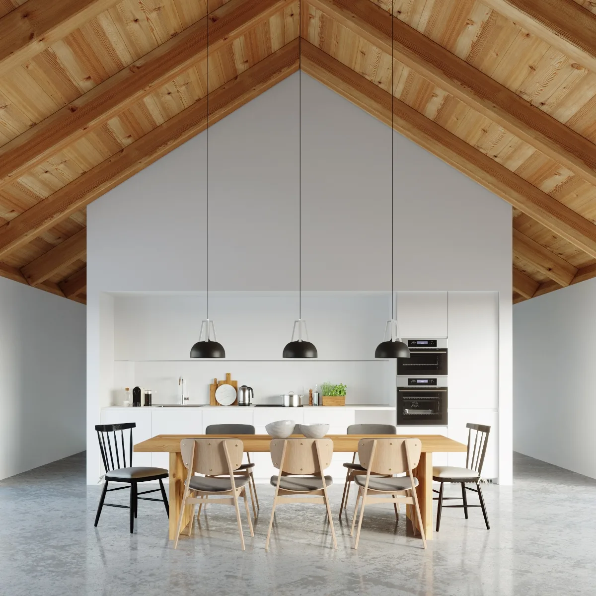 Pendant Lamp Casco Black / White Black Pendant Lights Great Lighting UK Ltd