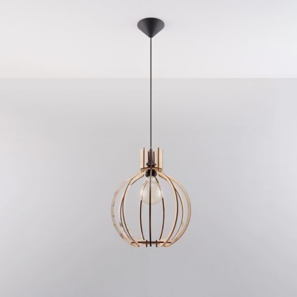Pendant Lamp Arancia Natural Wood - Image 2