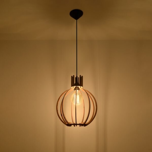 Pendant Lamp Arancia Natural Wood - Image 3