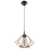 Pendant Lamp Pompelmo Natural Wood Living Room Pendant Lights Great Lighting UK Ltd