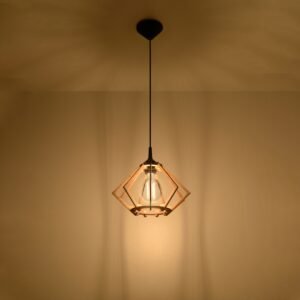 Pendant Lamp Pompelmo Natural Wood Modern Single Pendants Great Lighting UK Ltd
