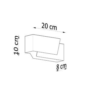 Wall Lamp Piegare Box Wall Lights Great Lighting UK Ltd