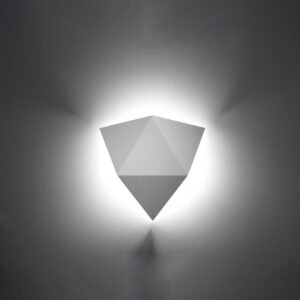 Wall Lamp Solido White Single Wall Lights Great Lighting UK Ltd