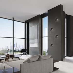 Solido Wall Light - Black Black Wall Lights Great Lighting UK Ltd
