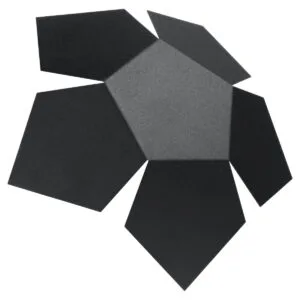 Penta Wall Light - Black Black Wall Lights Great Lighting UK Ltd