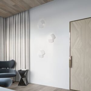 Wall Lamp Tre White Single Wall Lights Great Lighting UK Ltd