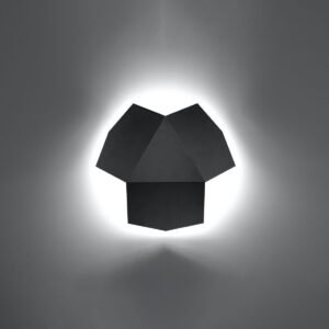 Wall Lamp Tre Black Single Wall Lights Great Lighting UK Ltd