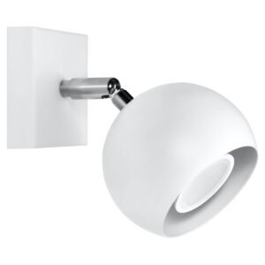 Wall Lamp Oculare White Modern Indoor Wall Lights Great Lighting UK Ltd