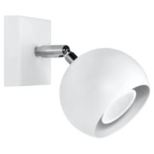 Oculare Wall Light - White Small Wall Lights Great Lighting UK Ltd
