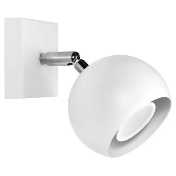 Wall Lamp Oculare White Modern Indoor Wall Lights Great Lighting UK Ltd