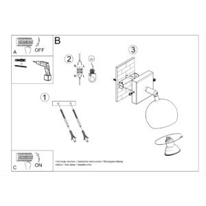 Wall Lamp Oculare White Single Wall Lights Great Lighting UK Ltd