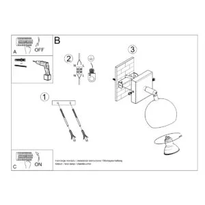 Oculare Wall Light - White Small Wall Lights Great Lighting UK Ltd