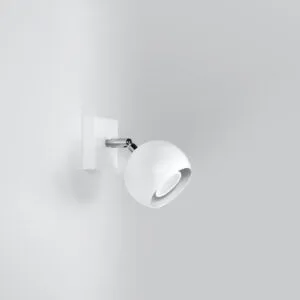 Oculare Wall Light - White Small Wall Lights Great Lighting UK Ltd