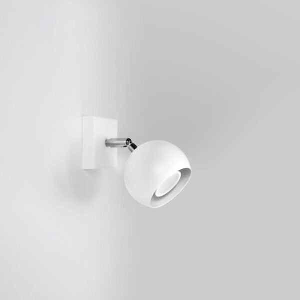 Wall Lamp Oculare White Modern Indoor Wall Lights Great Lighting UK Ltd