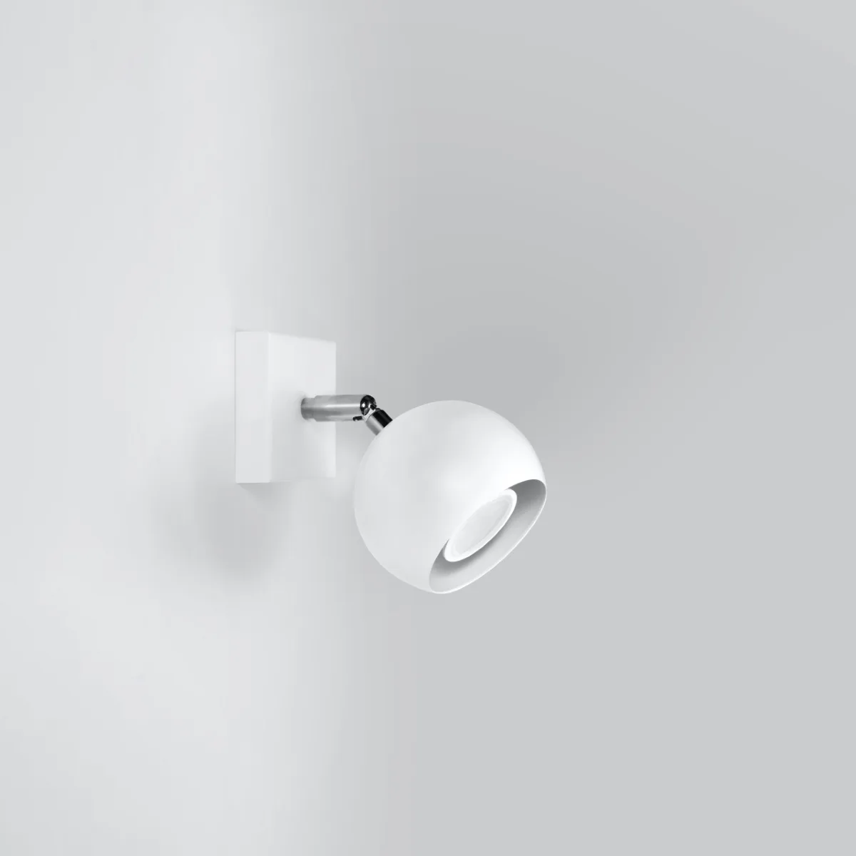 Oculare Wall Light - White Small Wall Lights Great Lighting UK Ltd