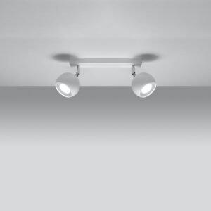 Ceiling Lamp Oculare 2 White Track Lighting Great Lighting UK Ltd