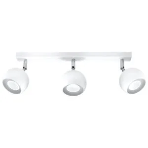 Oculare 3-Light Ceiling Bar - White 3 Light Spotlights Great Lighting UK Ltd