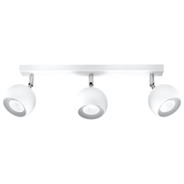 Ceiling Lamp Oculare 3 White Modern Ceiling Lights Great Lighting UK Ltd