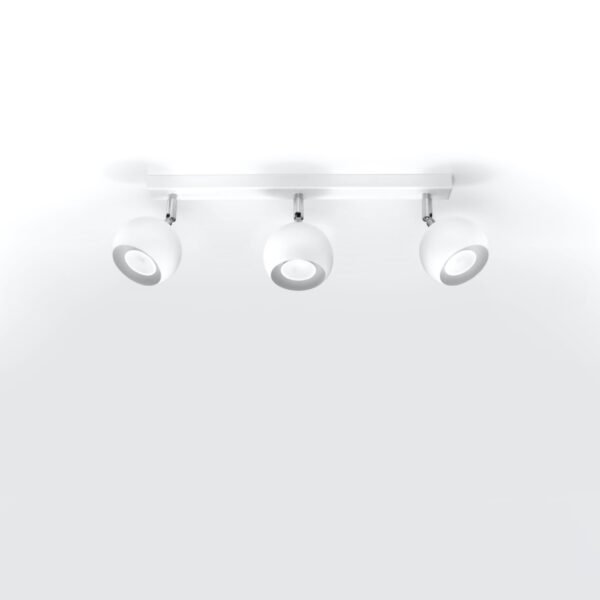 Ceiling Lamp Oculare 3 White Modern Ceiling Lights Great Lighting UK Ltd