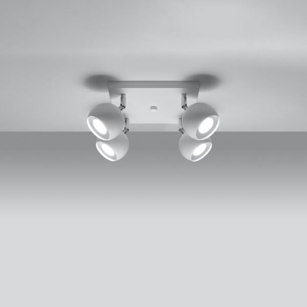 Ceiling Lamp Oculare 4 White - Image 3