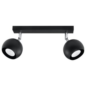 Ceiling Lamp Oculare 2 Black Track Lighting Great Lighting UK Ltd