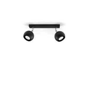 Ceiling Lamp Oculare 2 Black Track Lighting Great Lighting UK Ltd