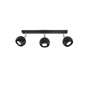 Ceiling Lamp Oculare 3 Black Track Lighting Great Lighting UK Ltd