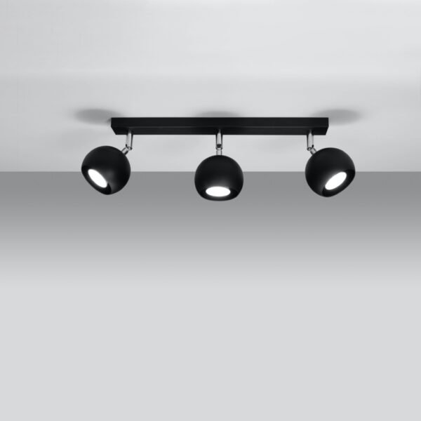 Ceiling Lamp Oculare 3 Black - Image 3