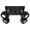 Ceiling Lamp Oculare 4 Black Cluster Ceiling Lights Great Lighting UK Ltd