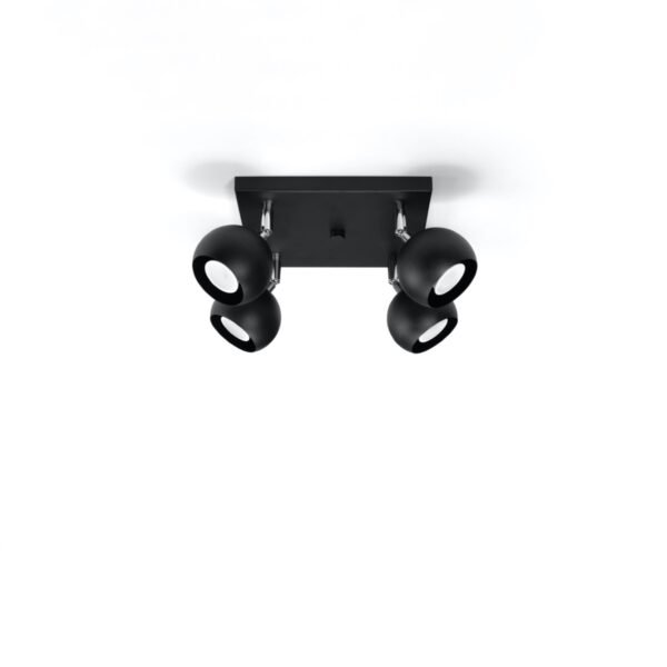 Ceiling Lamp Oculare 4 Black - Image 2