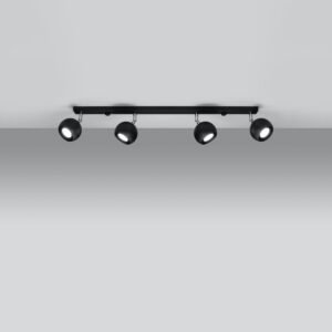 Ceiling Lamp Oculare 4l Black Track Lighting Great Lighting UK Ltd