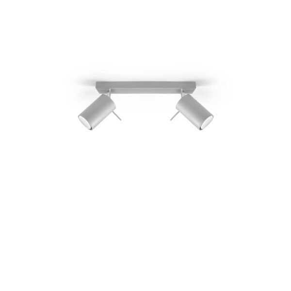 Ceiling Lamp Ring 2 Grey Modern Ceiling Lights Great Lighting UK Ltd