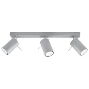 Ring Three Light Grey Kitchen Spotlight Bar 3 Light Spotlights Great Lighting UK Ltd