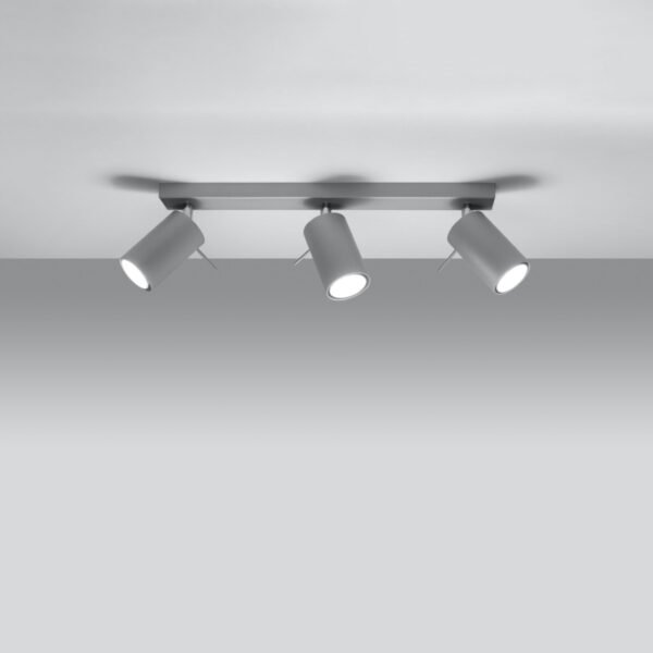 Ceiling Lamp Ring 3 Grey Modern Ceiling Lights Great Lighting UK Ltd